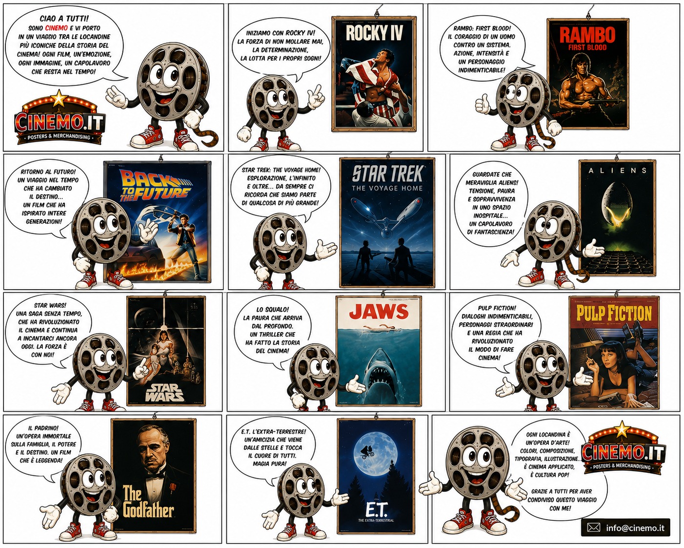 Fumetto Cinemo.it: viaggio tra le locandine iconiche